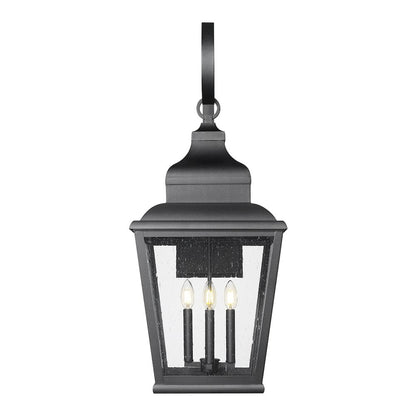 Z-Lite 4 Light Outdoor Wall Light, Sand Black