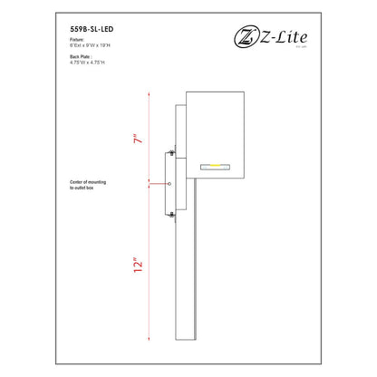 Z-Lite 1 Light Outdoor Wall Light
