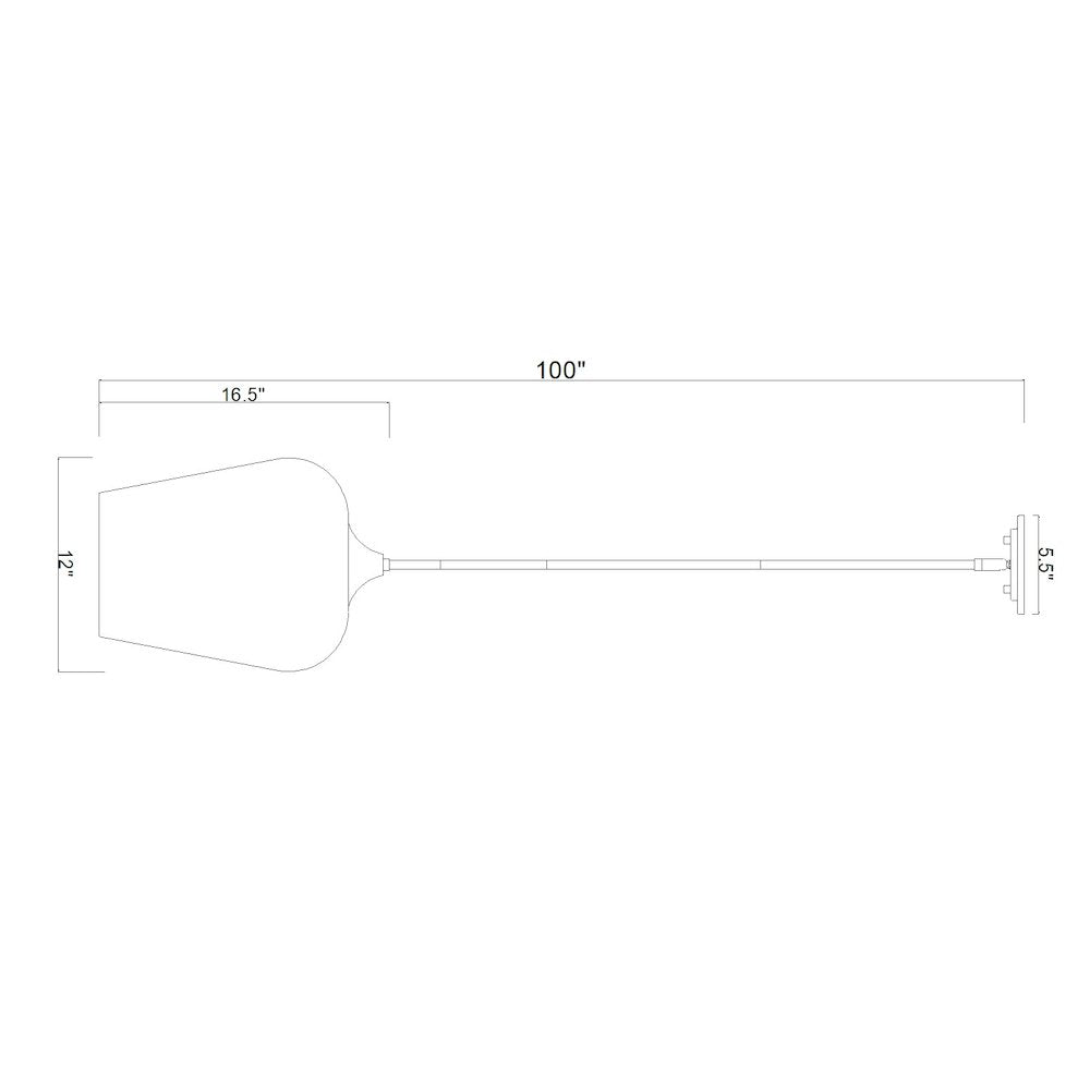 Z-Lite 1 Light Pendant, Burnished Brass