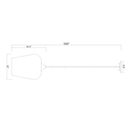 Z-Lite 1 Light Pendant, Burnished Brass