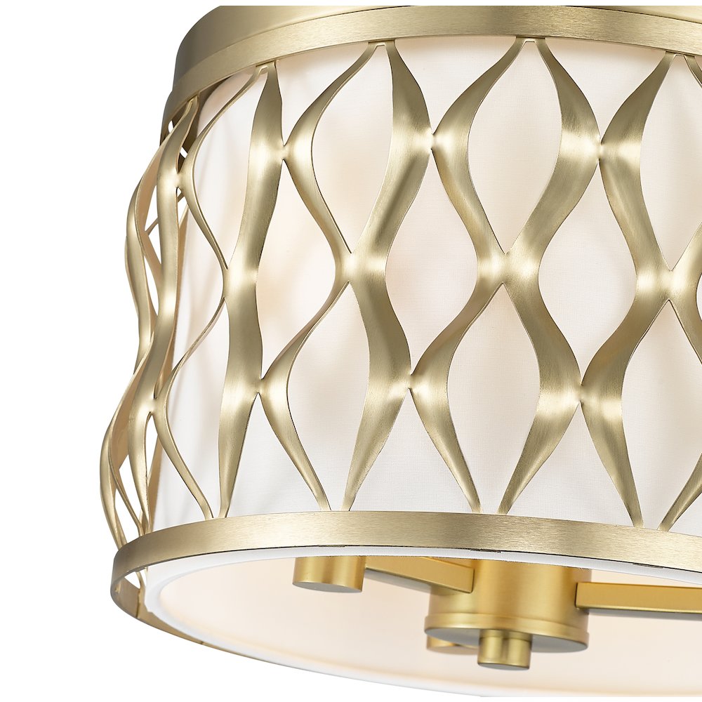 Z-Lite 3 Light Flush mount