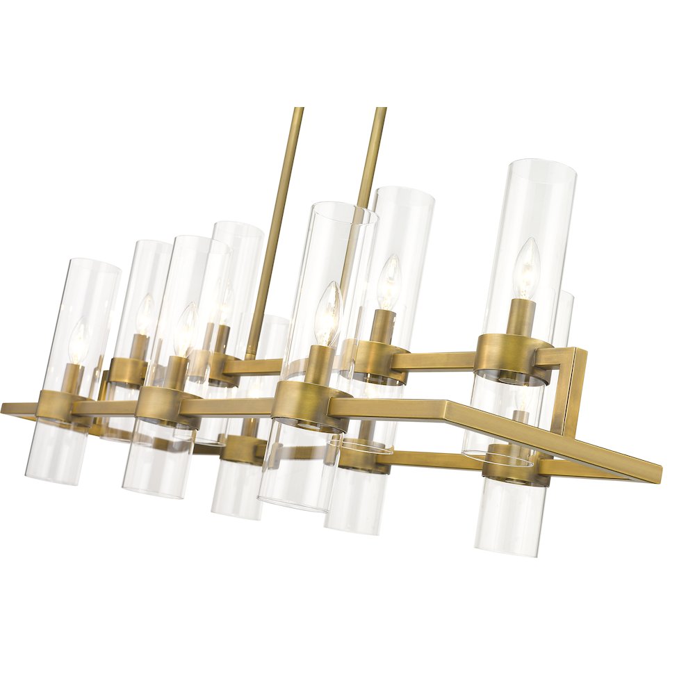 Z-Lite 10 Light Linear Chandelier