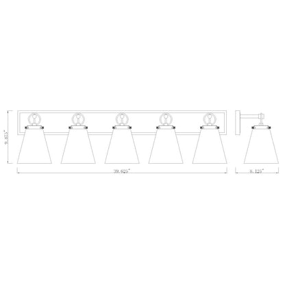 Z-Lite 5 Light Vanity