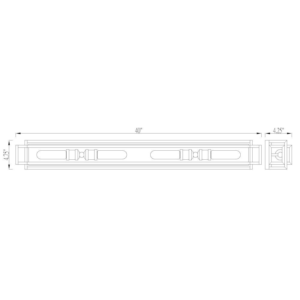 Z-Lite 4 Light Vanity