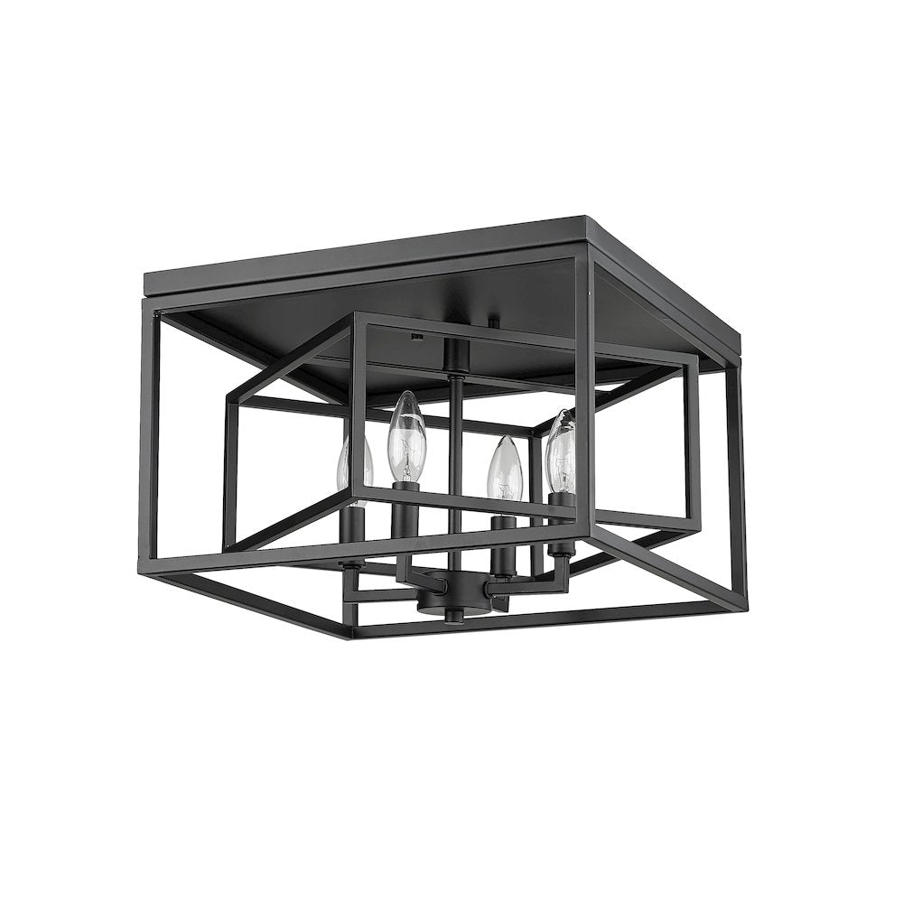 Z-Lite 4 Light Flush Mount
