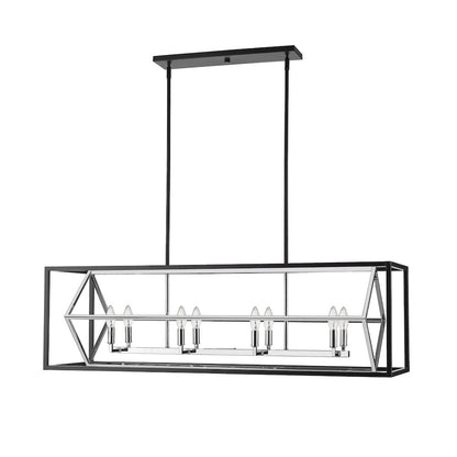 Z-Lite 8 Light Linear Chandelier