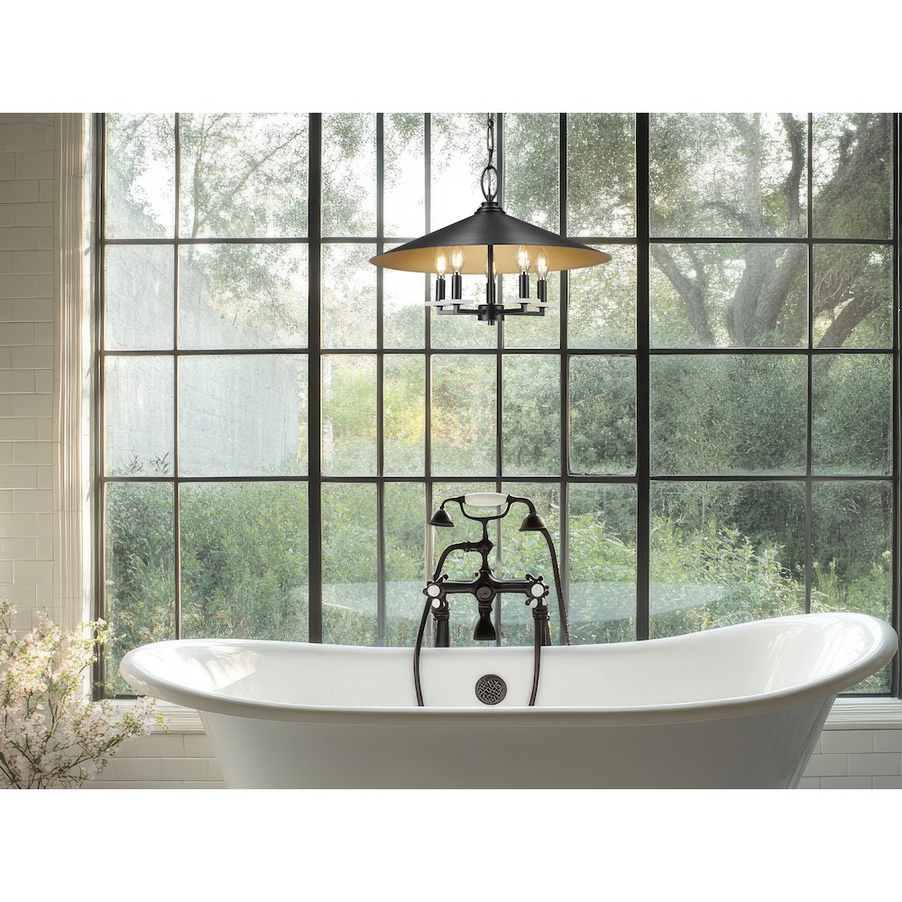 Z-Lite 5 Light Pendant