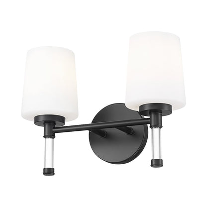Z-Lite 2 Light Vanity, Matte Black