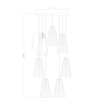 Z-Lite 7 Light Chandelier