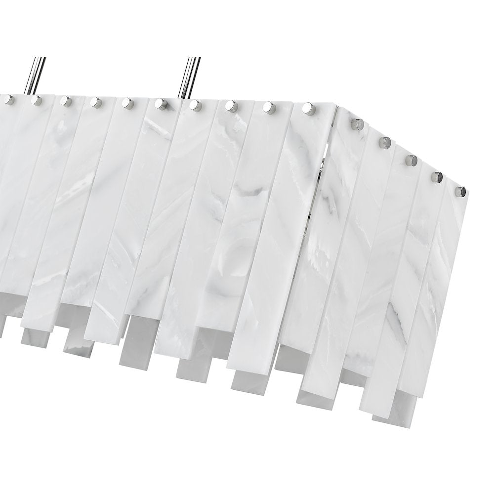 Z-Lite 5 Light Linear Chandelier