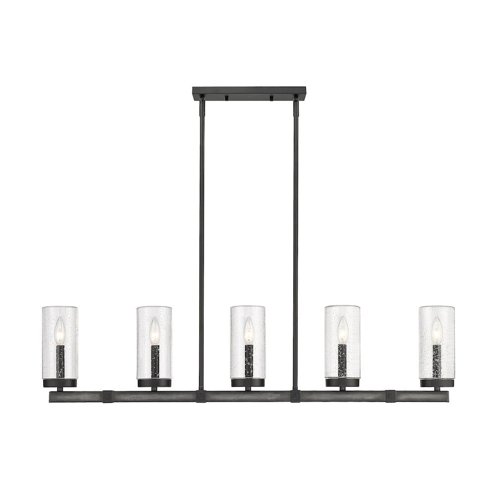 Z-Lite 5 Light Outdoor Linear Chandelier