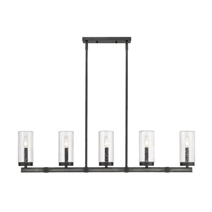 Z-Lite 5 Light Outdoor Linear Chandelier