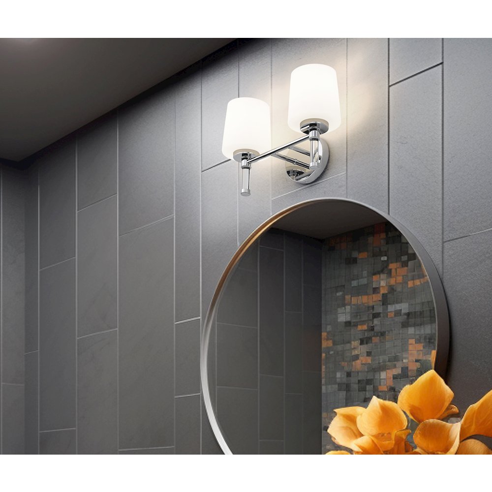 Z-Lite 2 Light Vanity, Chrome