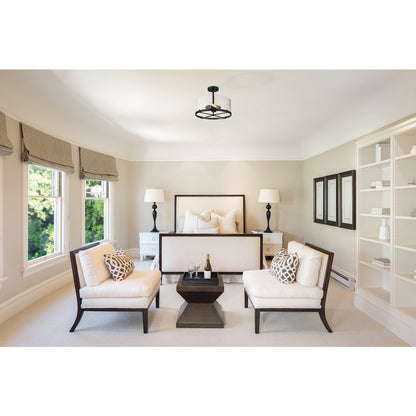 Z-Lite 3 Light Semi Flush Mount