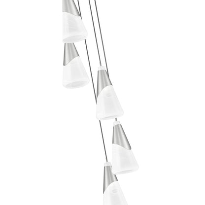 Z-Lite Aimie 5 Light Chandelier, Brushed Nickel