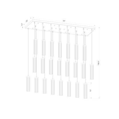 Z-Lite 23 Light Linear Chandelier