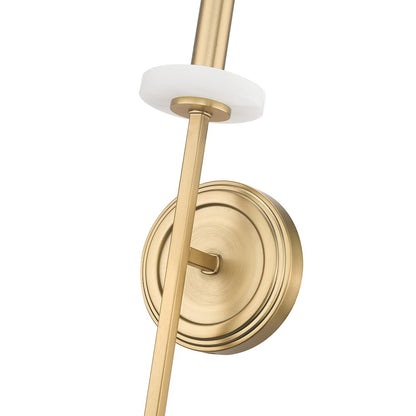 Z-Lite 1 Light Wall Sconce, Mordern Gold