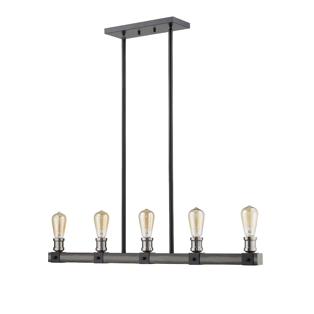 Z-Lite 5 Light Linear Chandelier
