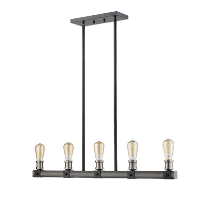 Z-Lite 5 Light Linear Chandelier