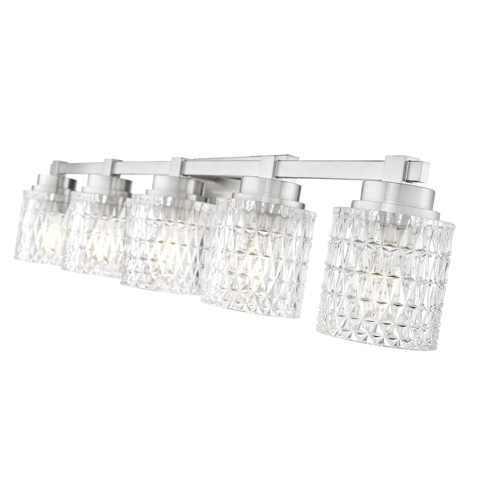 Z-Lite 5 Light Vanity, Brushed Nickel