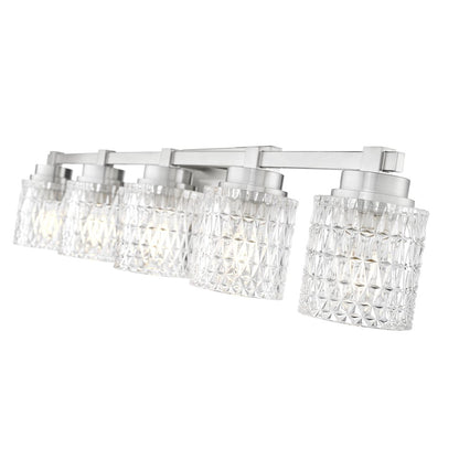 Z-Lite 5 Light Vanity, Brushed Nickel