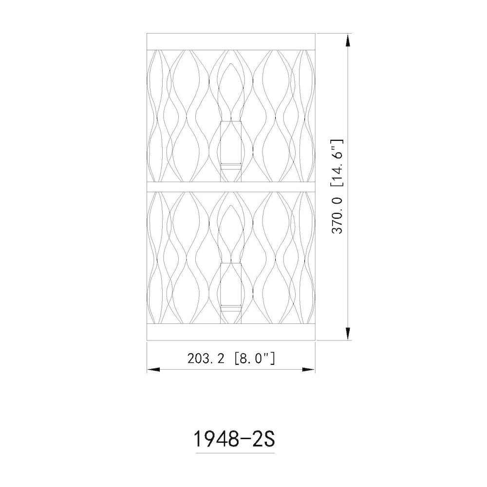 Z-Lite 2 Light Wall Sconce