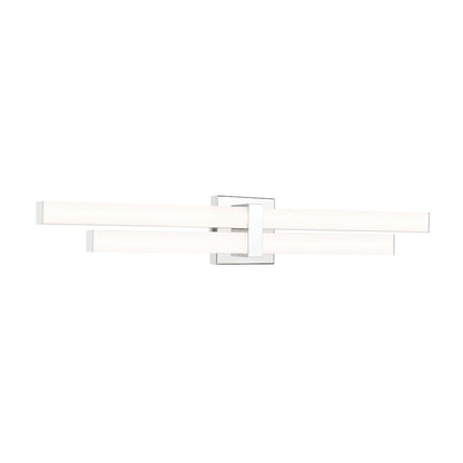 Z-Lite Zane 2 Light Vanity in Chrome  Frame Finish