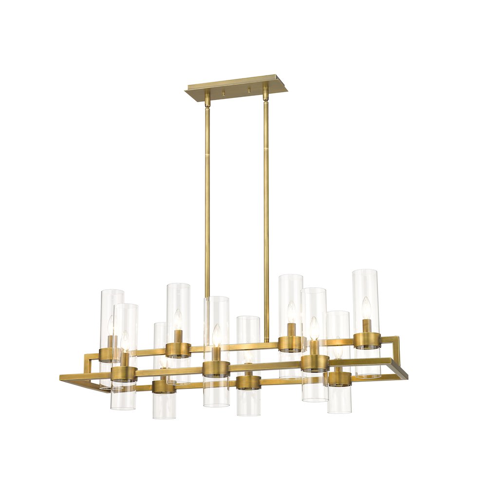 Z-Lite 10 Light Linear Chandelier