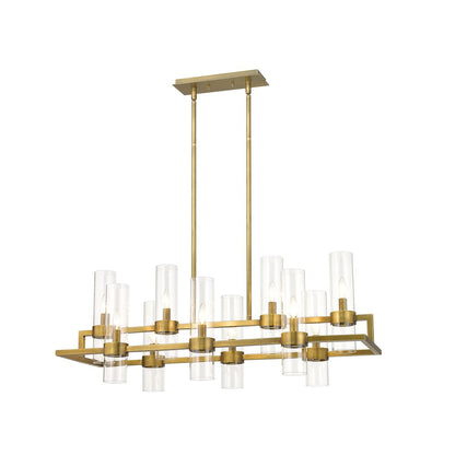 Z-Lite 10 Light Linear Chandelier