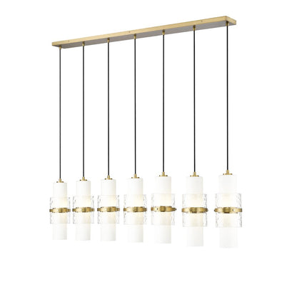 Z-Lite 7 Light Linear Chandelier