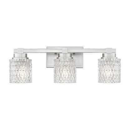 Z-Lite 3 Light Vanity, Brushed Nickel