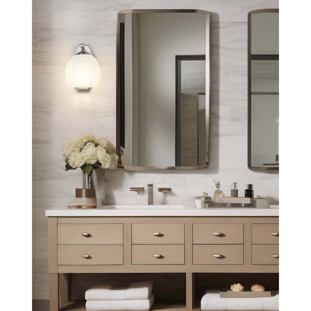 Z-Lite 1 Light Wall Sconce, Brushed Nickel