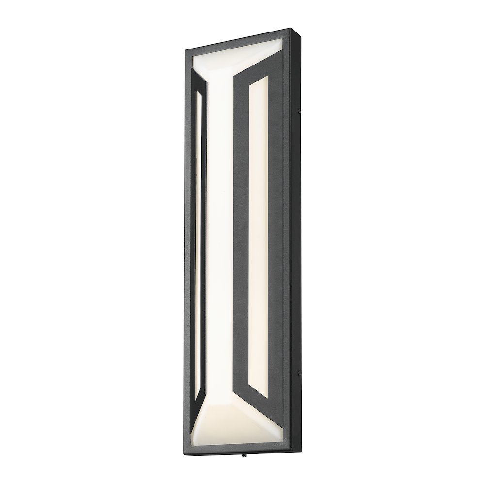 Z-Lite 2 Light Outdoor Wall Light, Sand Black