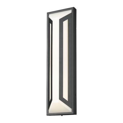 Z-Lite 2 Light Outdoor Wall Light, Sand Black