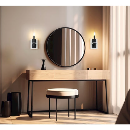 Z-Lite Kaden 1 Light Wall Sconce in Matte Black color, Steel frame