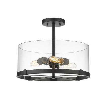 Z-Lite 3 Light Semi Flush Mount