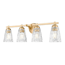Z-Lite 4 Light Vanity, Modern Gold
