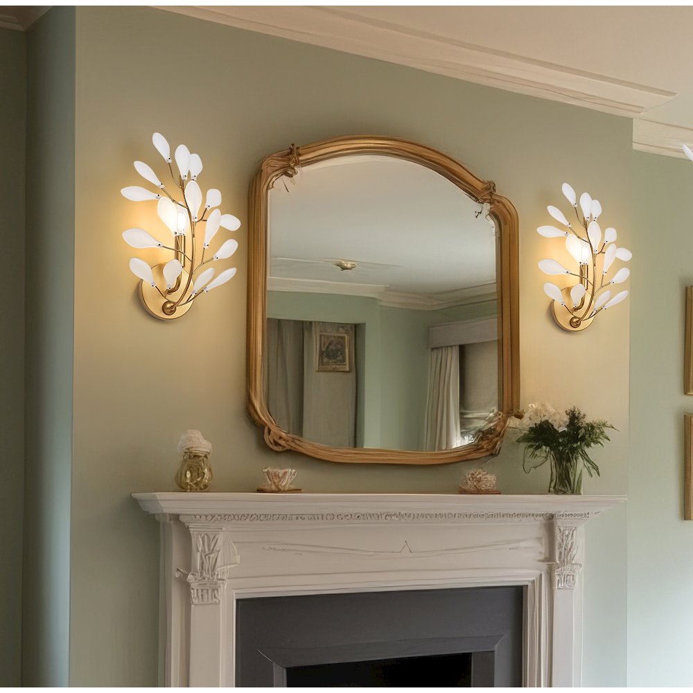 Z-Lite 1 Light Wall Sconce, Modern Gold