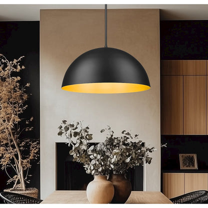 Z-Lite 3 Light Pendant, Matte Black