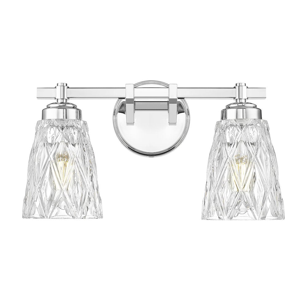 Z-Lite 2 Light Vanity, Chrome