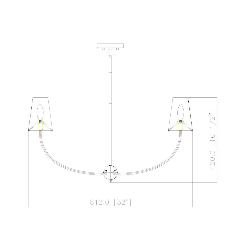 Z-Lite 5 Light Chandelier