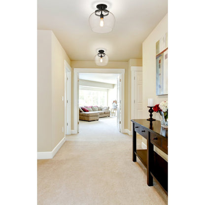 Z-Lite 1 Light Semi Flush Mount