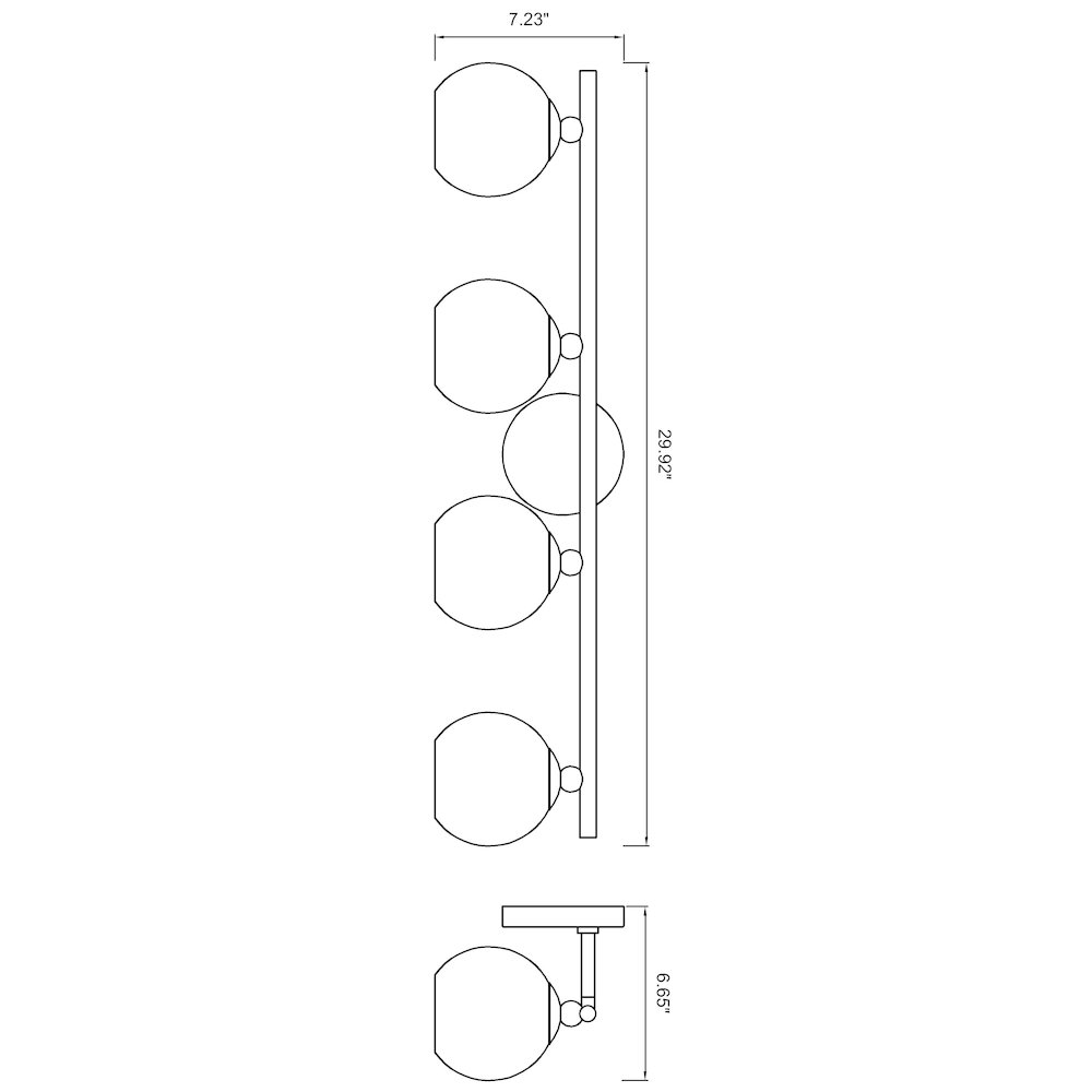 Z-Lite 4 Light Vanity