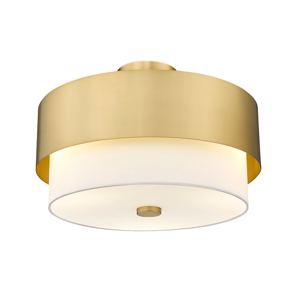 Z-Lite 3 Light Semi Flush Mount