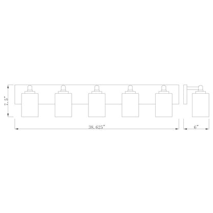 Z-Lite 5 Light Vanity