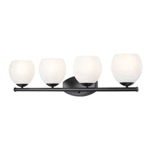 Z-Lite 4 Light Vanity, Matte Black