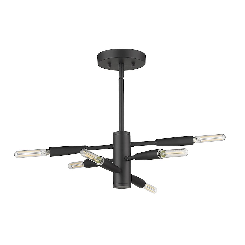 Z-Lite 6 Light Semi Flush Mount