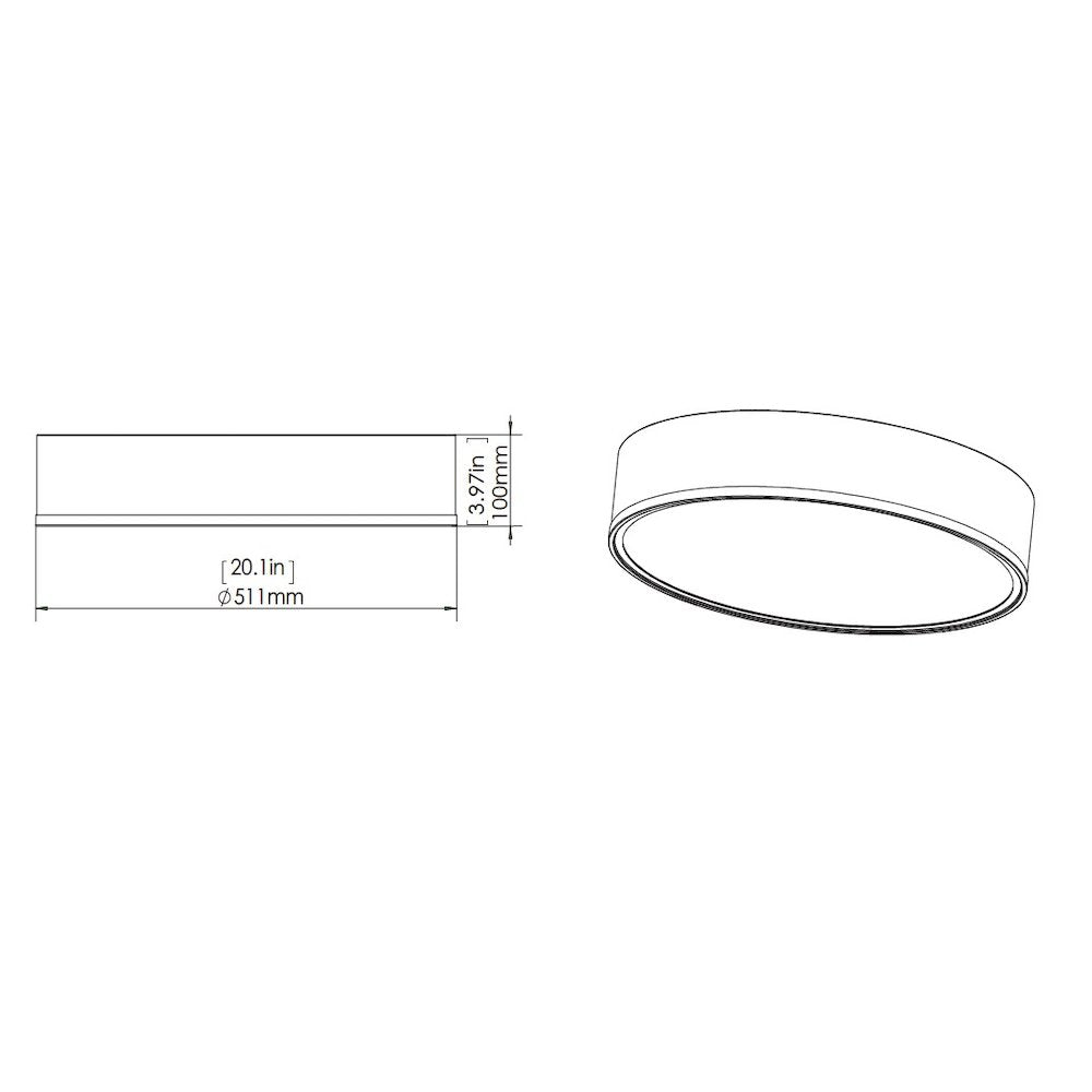 Z-Lite 1 Light Flush Mount