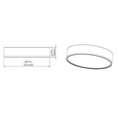 Z-Lite 1 Light Flush Mount