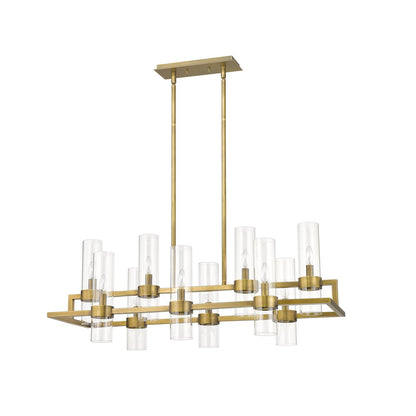 Z-Lite 10 Light Linear Chandelier